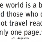 St Aug travel quote St Aug travel quote